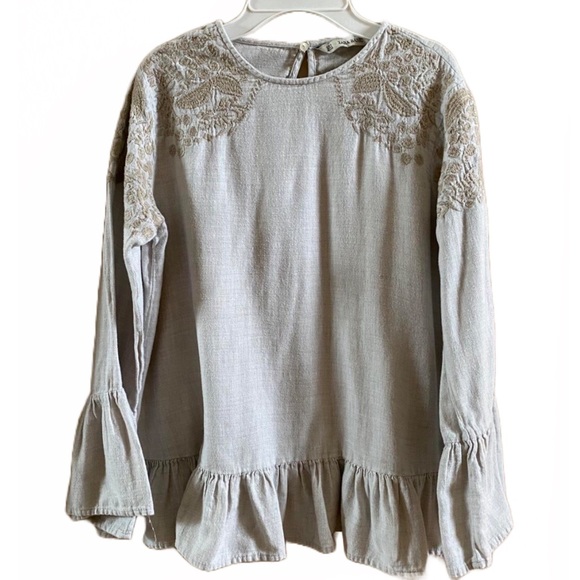 Zara Boho Embroidered Top - Picture 5 of 9